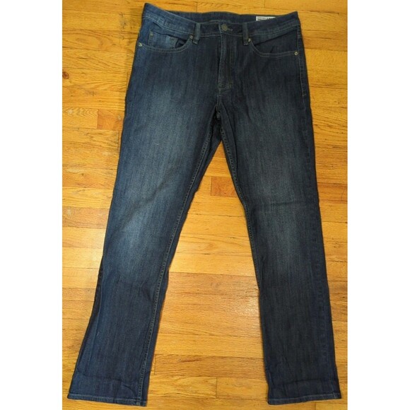 New Buffalo David Bitton Driven-X Relaxed Straight Jeans Mens 34x34 Stretch NWT - Picture 1 of 10